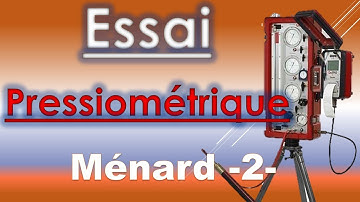 Introduction de la sonde pressiométrique dans le terrain