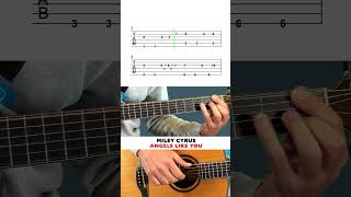 Miley Cyrus - Angels Like You GUITAR RIFF