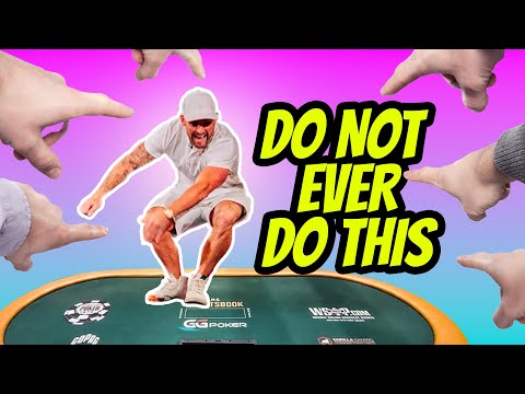 Do Not EVER Do THIS At The Poker Table ? | Poker Tips For Beginners #shorts