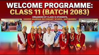 A New Chapter Begins: Welcome Programme for Class 11 Batch 2083