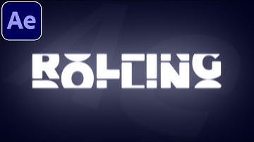 Rolling Text Animation Tutorial in After Effects | Scrolling Text | No Plugins