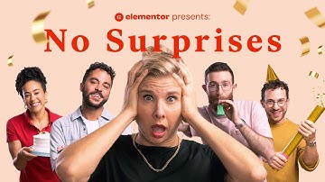 Behind The scenes - Elementor "No Surprises" video
