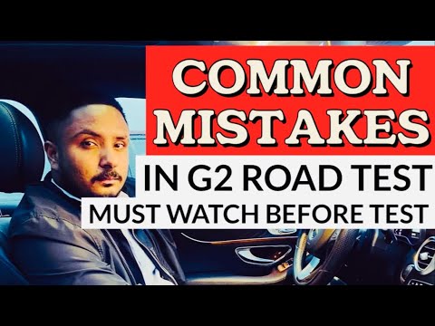 COMMON MISTAKES IN G2 ROAD TEST | MUST WATCH BEFORE YOUR TEST ...