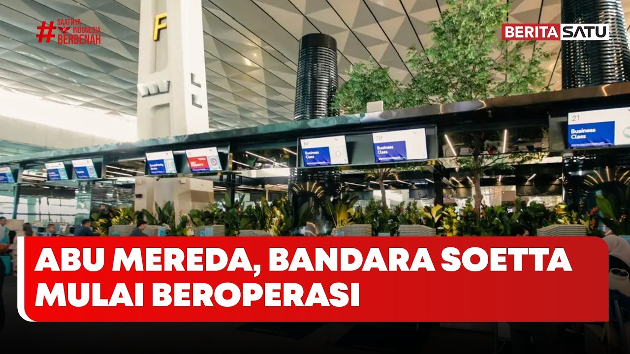 Abu Krakatau Mereda, Bandara Soetta Dibuka Bertahap #BeritasatuTerkini