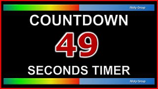 ⏰ 49 Seconds Timer - Countdown Full HD 1080p - Background Relaxing Music