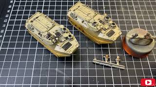 USMC AAVP-7 Amtrak 1990-91 Gulf War build part 6 They are done! Team Yankee the game.