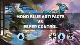 Mono Blue Artifacts vs Esper Control | Platinum | MTG Historic