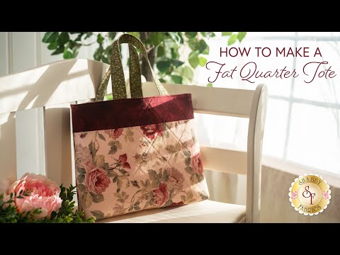 How to Sew a Convertible Cross Body Tote - Fat Quarter Friendly