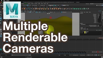 Multiple Renderable Cameras Maya Render Sequence Tutorial