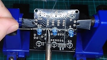 PicoMiniCUBE 3x3x3 LED Cube Layer Construction