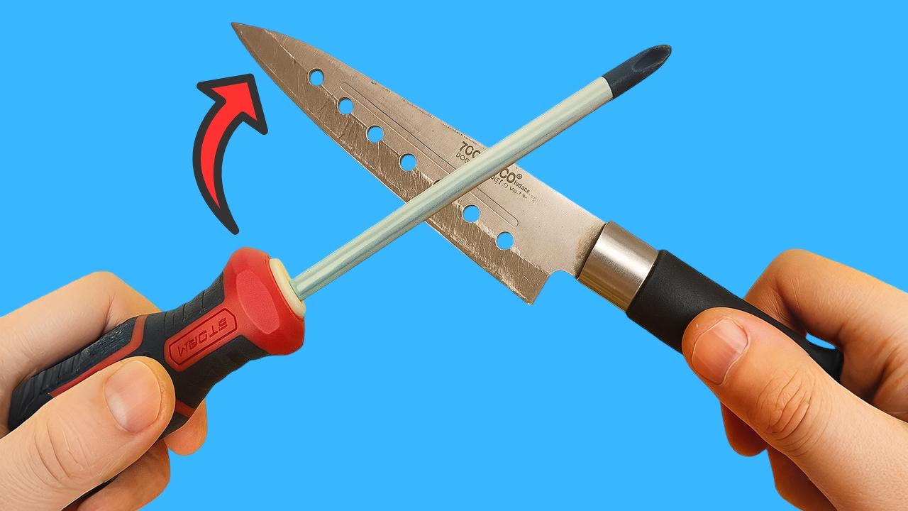 Sharp Vs Dull Razor Make Any Dull Knife Razor-Sharp in 1 Minute — No Sharpener Needed ...