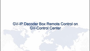 GV-IP Decoder Box Remote Control on GV-Control Center