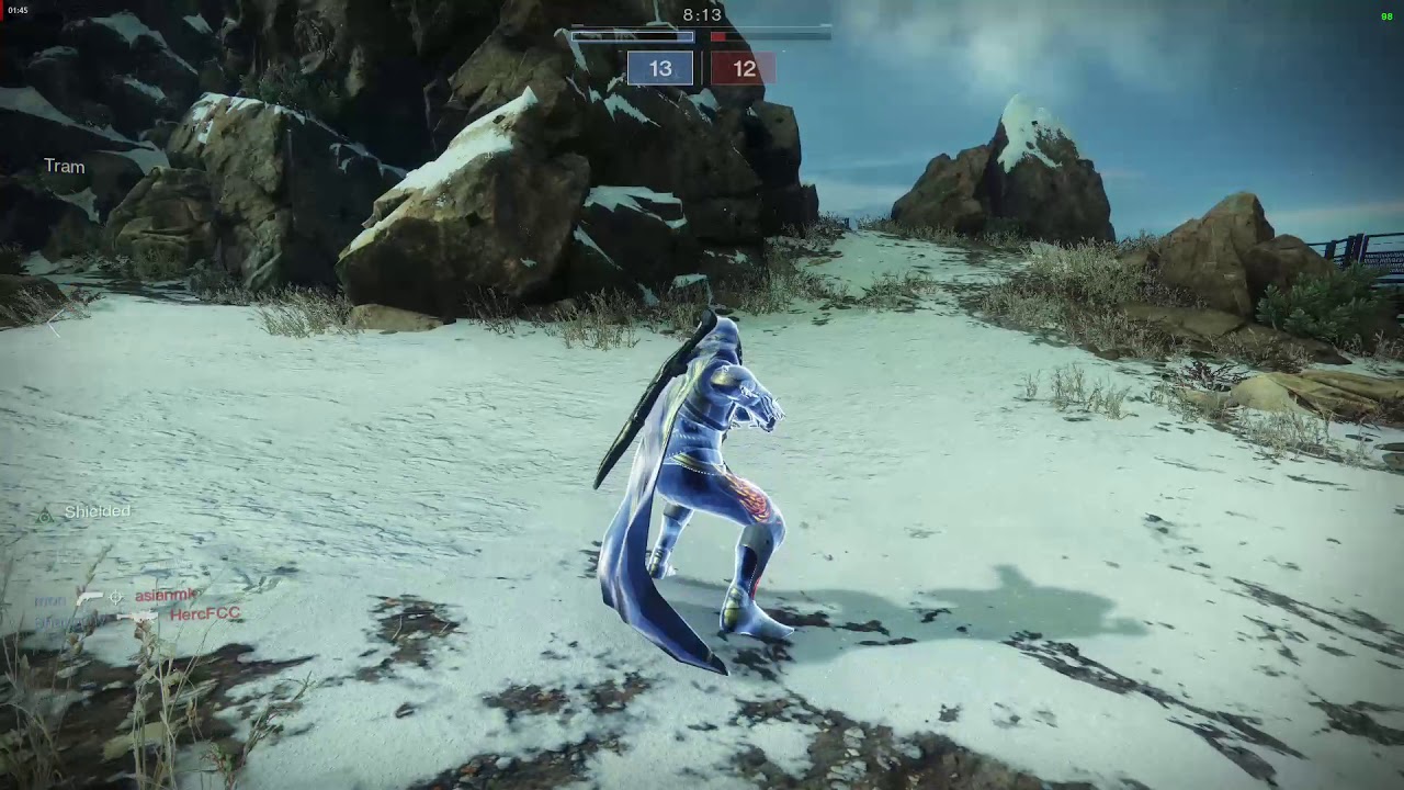 Destiny 2 Ryzen 3600 + Asrock Challenger RX 5700 XT 1080p Crucible