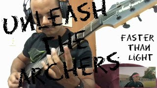 Unleash The Archers  - Faster Than Light - Full Guitar Cover