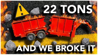 22 TONS AND WE BROKE IT | FIELD Testing Different Dump Trailers + 3 FREE DUMP TRAILERS | GIVEAWAY