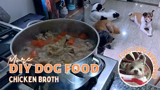 DIY Homemade Dog Food  Chicken Broth