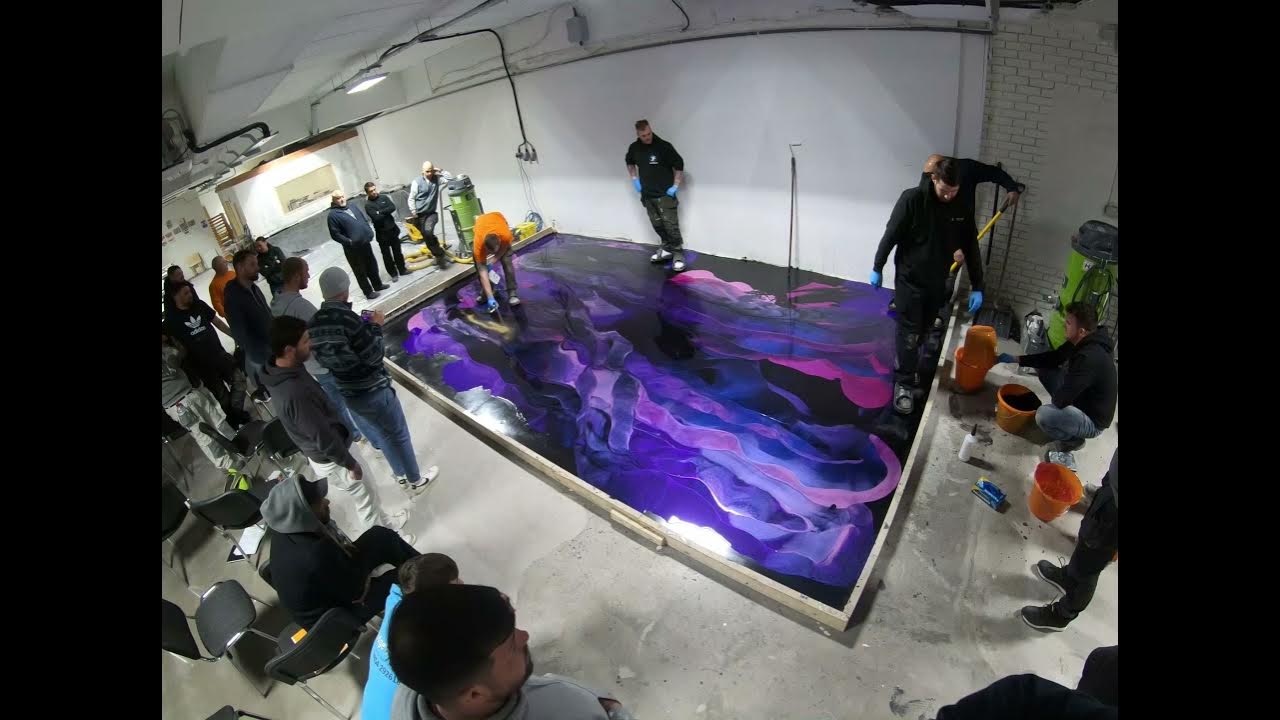 Epoxy Resin Training UK Flooring Installation YouTube
