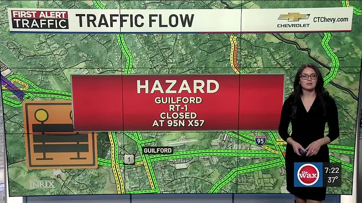 FIRST ALERT TRAFFIC: Route 1 closed in Guilford due to downed wires
