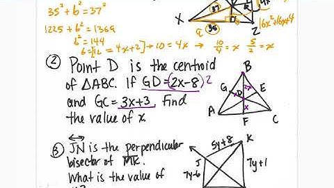 Triangles and Special Segments Review part 2