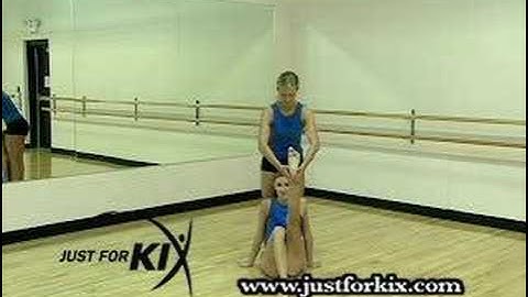 Seated Leg Extension Stretch. By: Just For Kix