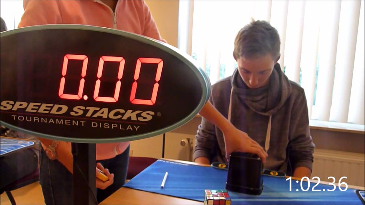 Official 1:02.59 4x4 Average of 5 at Hasselt Open 2014 - YouTube