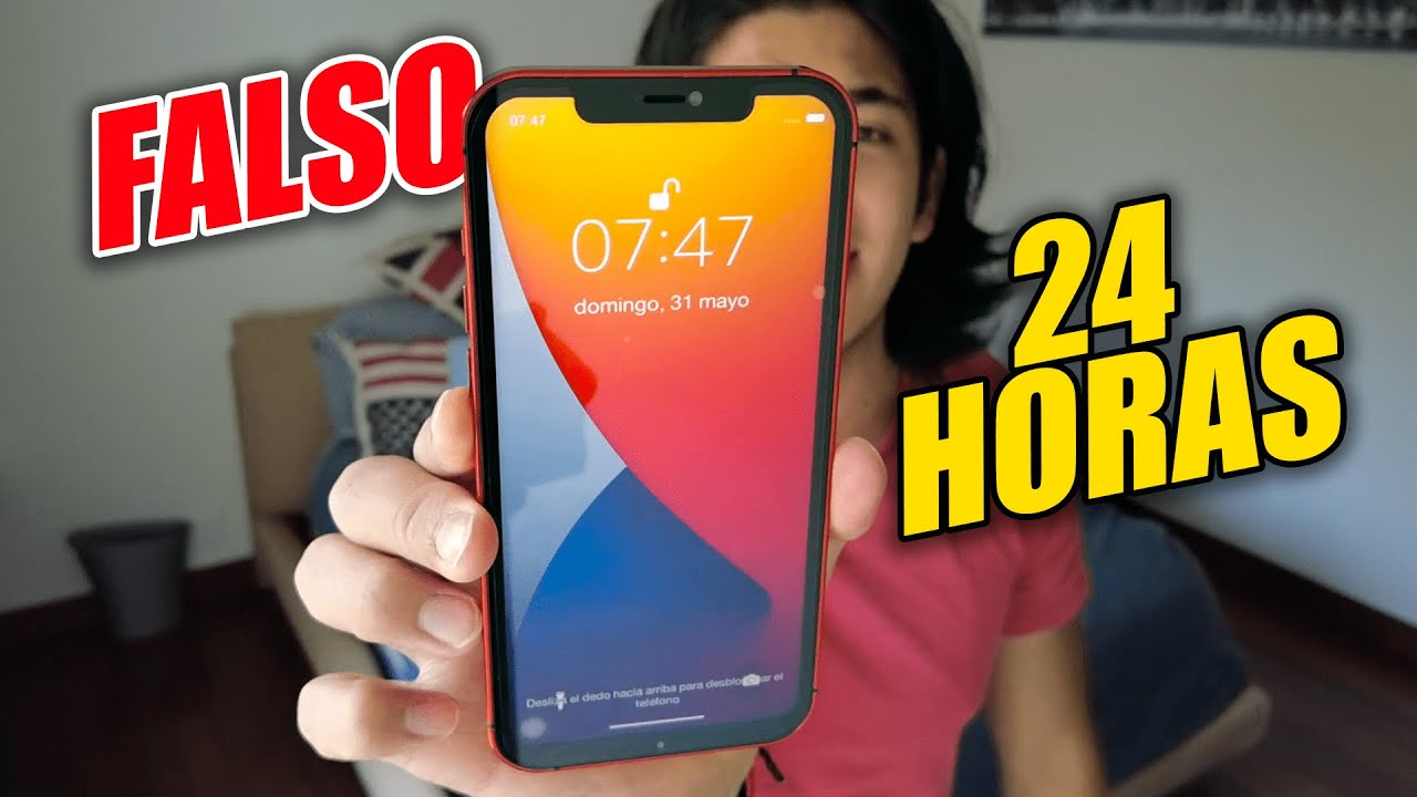 24 hrs con un iPhone 12 FALSO