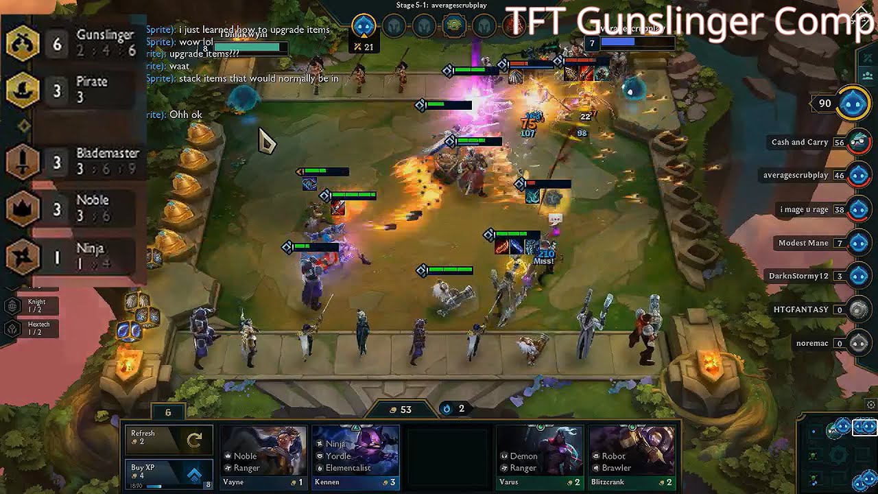 TFT Full Gunslinger Comp EZ Win