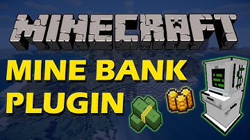 GUI banking in Minecraft with Mine Bank Plugin