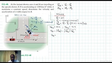 F12–48 Kinematics of a Particle (Chapter 12: Hibbeler Dynamics) Benam Academy