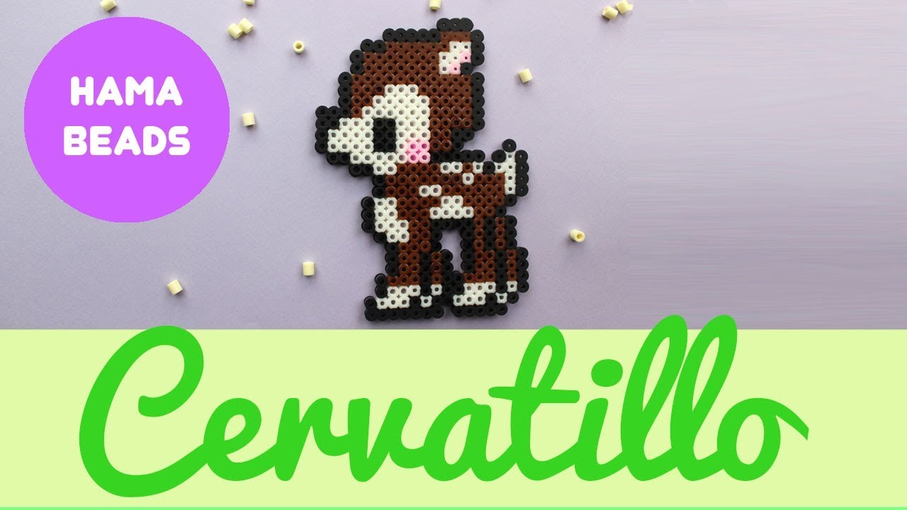 😵😵 HAMA BEADS CIERVO 😵😵 PATRONES ❇️ PATTERN FREE DEER ❇️ PERLINE HAMA ❇️ manualidades raudales