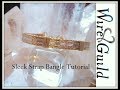 Sleek Strap Bangle - A Wire Wrap Tutorial