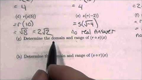 Math 30-1 Functions Review, Comp#5