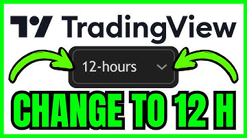 How To CHANGE TradingView Time To 12 Hour (QUICK & EASY) 2025