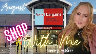 WHAT'S NEW IN *HOME BARGAINS* | COME SHOP WITH ME AUGUST 2021| Autumn Homewear, Cleaning & More!