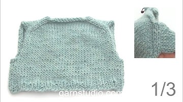 How to work a diagonal shoulder. Part 1 – Back piece