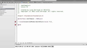 Objective-C on the Mac L42 - Methods w/ Blocks