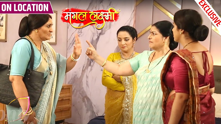 Mangal Lakshmi | Kusum Ne Mangal Ke Shaadi Ko Lekar Uthaye Sawal | On Location