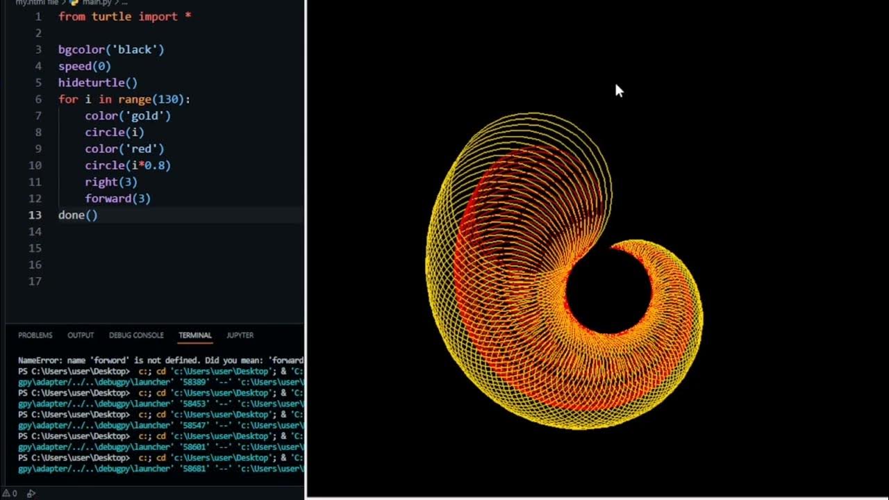 python graphics/ Coding with me - YouTube