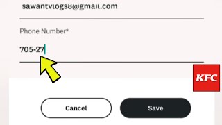 KFC India App Me Phone Number Kaise Change Kare | Change Mobile Number in KFC App Step by Step screenshot 4