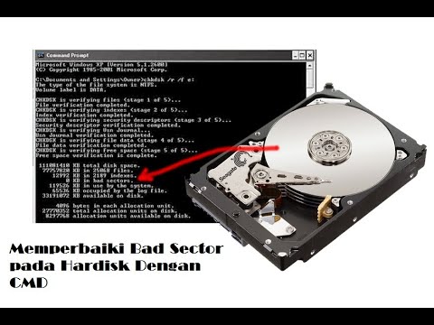 Cara Memperbaiki Hard Disk Bad Sector Via CMD