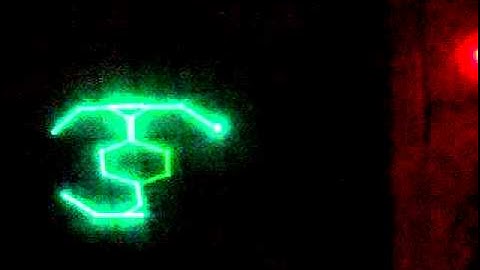 Tie Fighter vector graphic on an arduino.