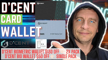 D"CENT Card Wallet Introduction and Setup #thecryptofather #dcentwallet #biometricsystem