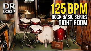 Rock Basic Drum Loop - 125 BPM (5 Minute Practice Track)