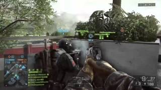 Battlefeild 4 epic ACROSS the MAP KILL with the DEAGLE