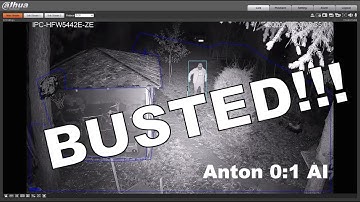 Dahua PRO AI Series IPC. Missing object and Intrusion Detection test - Night