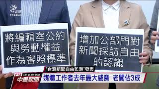 台灣新聞自由監測計畫 主張應與國際記者聯盟合作|20210421 公視中晝新聞