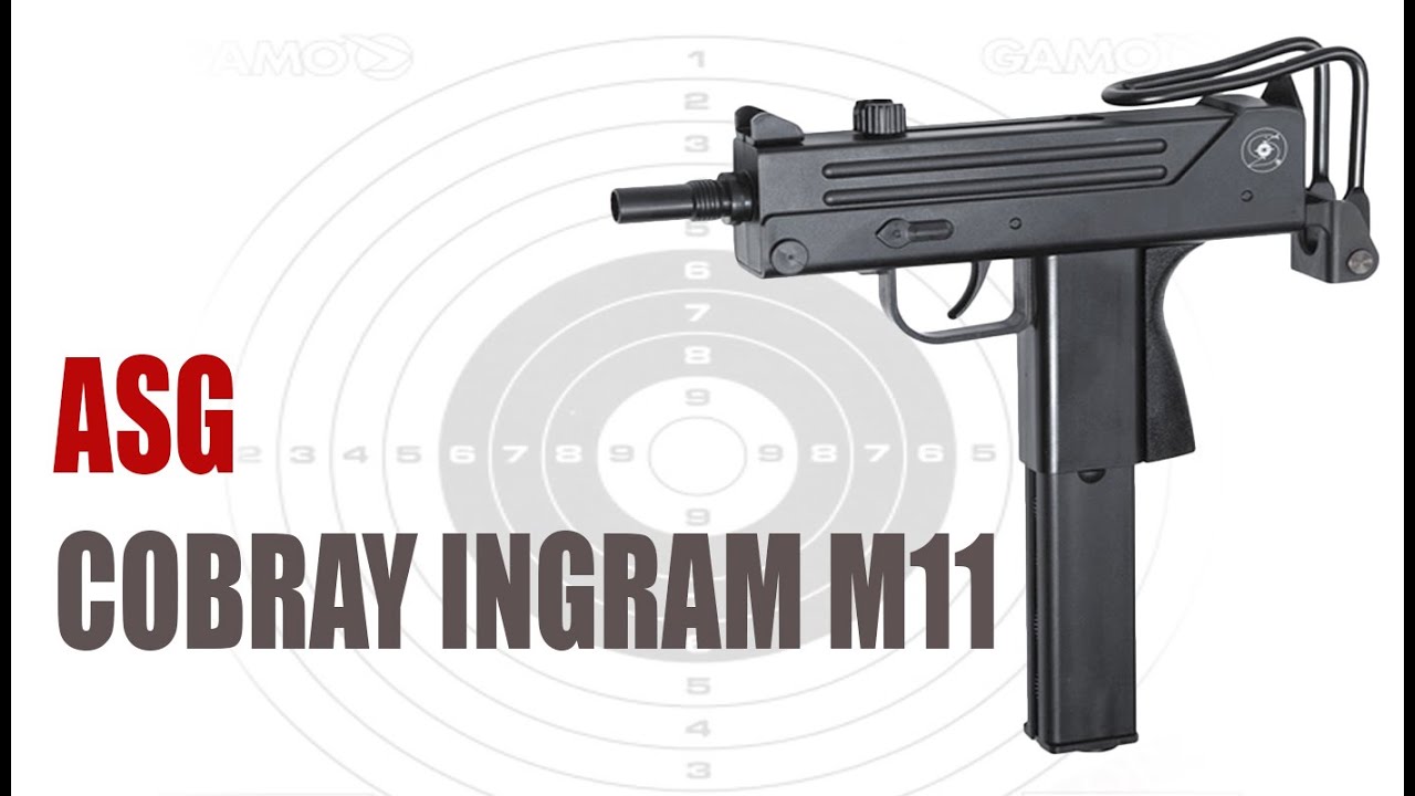 ASG Cobray Ingram M11 pellet gun at best price, image size:1280x720