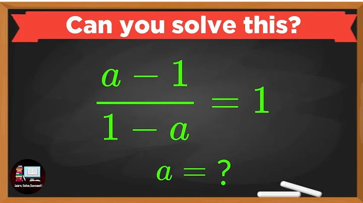 The BIGGEST Pitfall of the Maths Olympiad :a=? | A Brain Buster Algebra Olympiad Math Problem