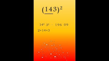 3 Digit Square Trick Maths