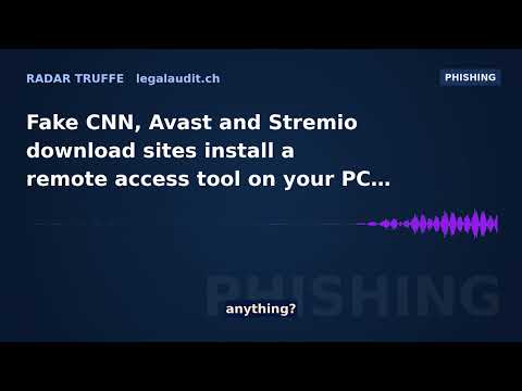 Fake CNN, Avast and Stremio download sites install a remote access tool on your PC